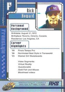 2000 Road Champs AXS #NNO Rick Howard Back